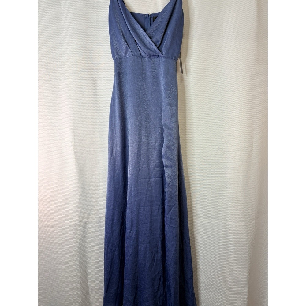 Lulus Blue V-Neck Sleeveless Maxi Dress Size XS NWT
